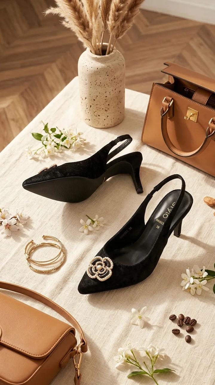 Black Back Open For Women WN5532