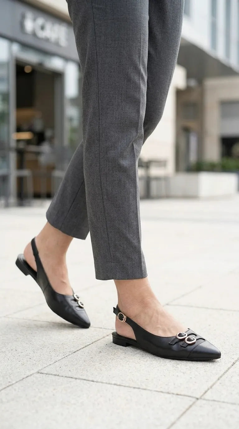 Black Back Open For Ladies WN5544