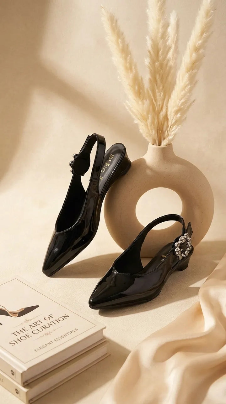 Black Back Open For Ladies WN5549