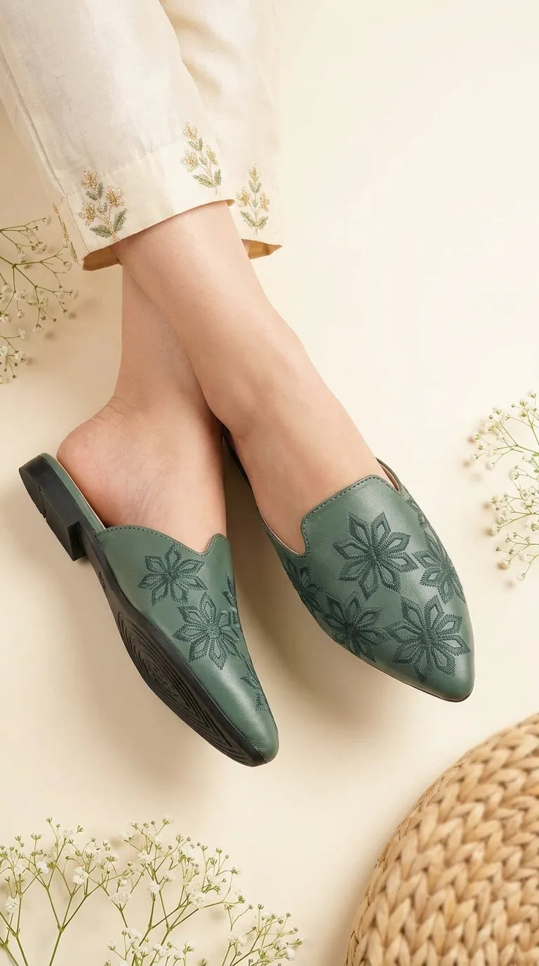 Green Back Open For Women WN5574