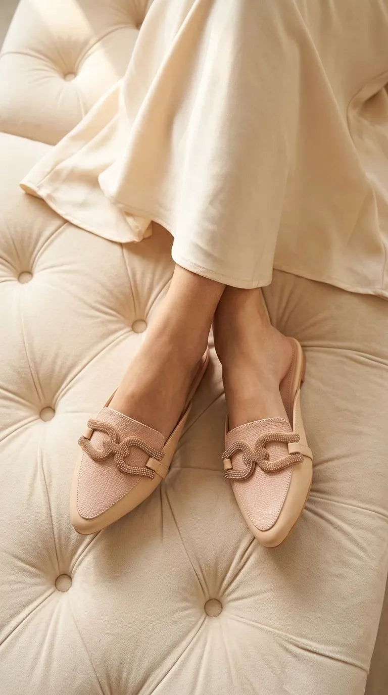 Beige Back Open For Women WN5575