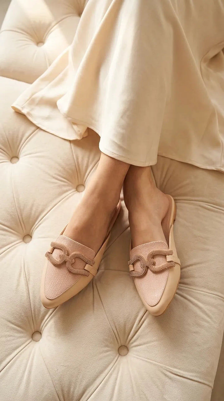 Beige Back Open For Women WN5575
