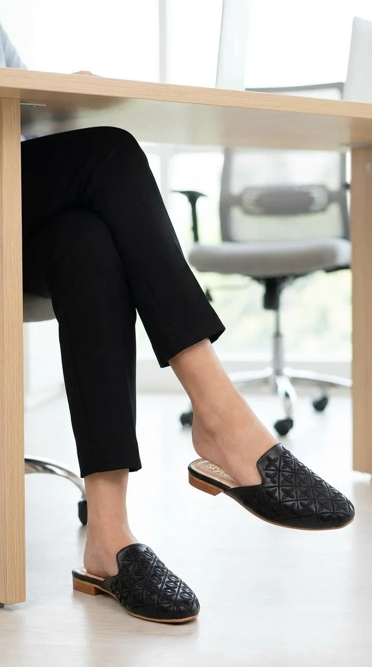 Black Back Open For Ladies WN5576