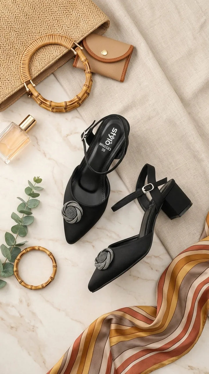 Black Back Open For Women WN5583