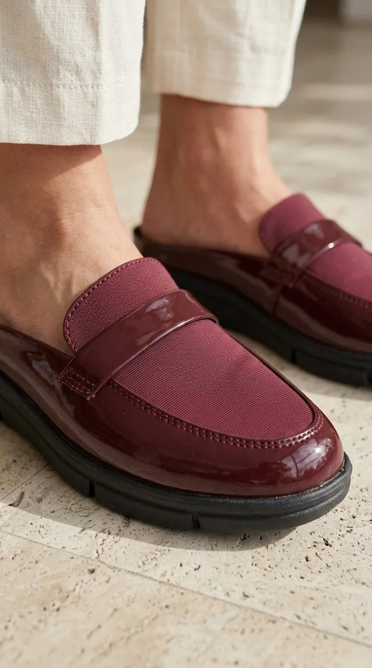 Maroon Back Open For Ladies WN5591