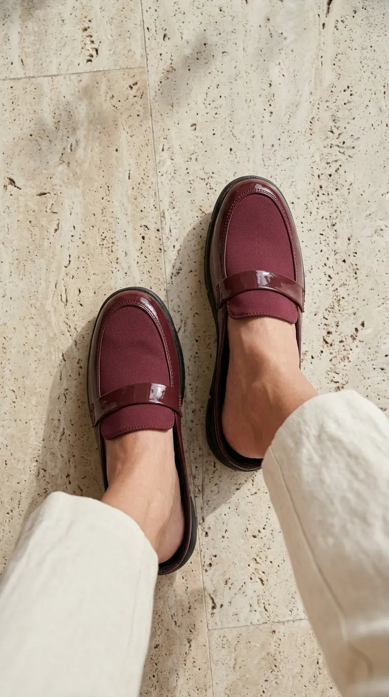 Maroon Back Open For Ladies WN5591