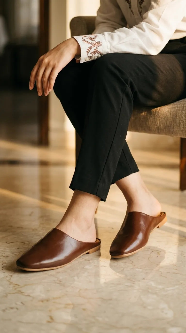 Brown Back Open For Women WN5600