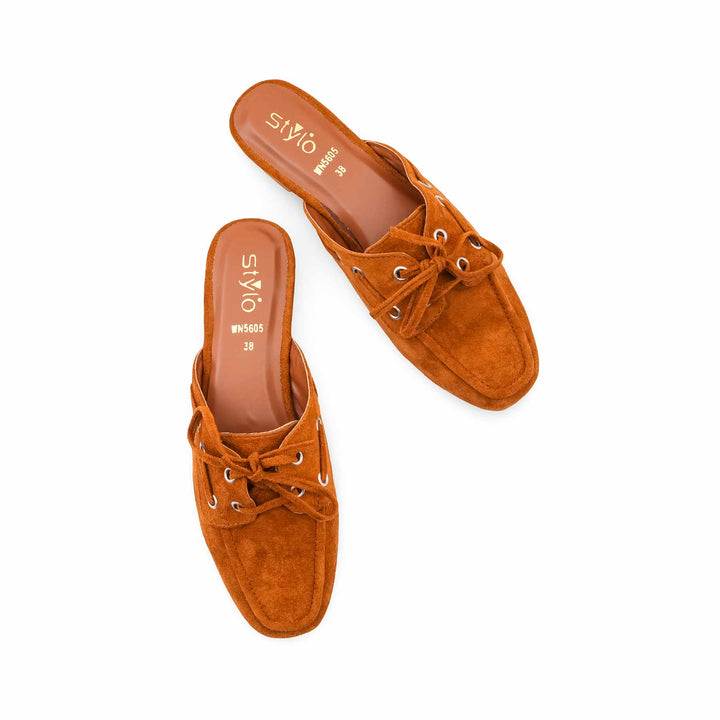 Brown Back Open For Ladies WN5605