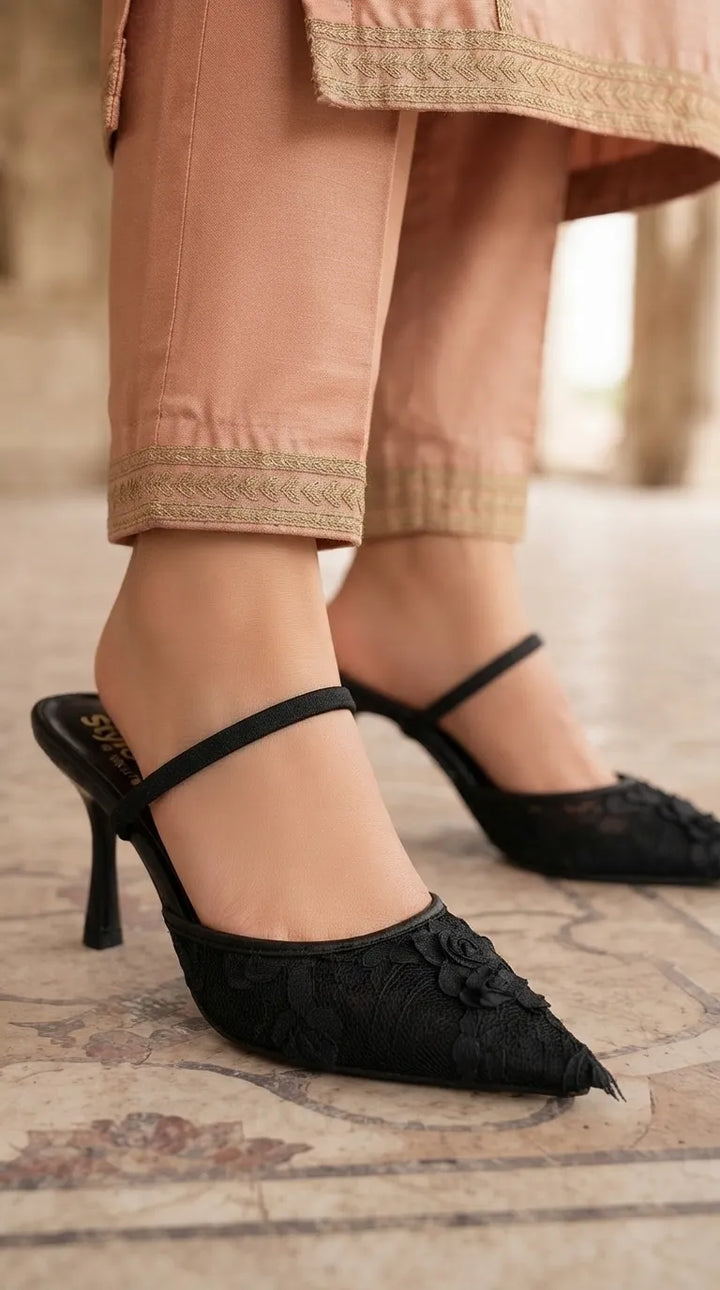 Black Back Open For Ladies WN5678