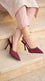Maroon Back Open For Women WN5683