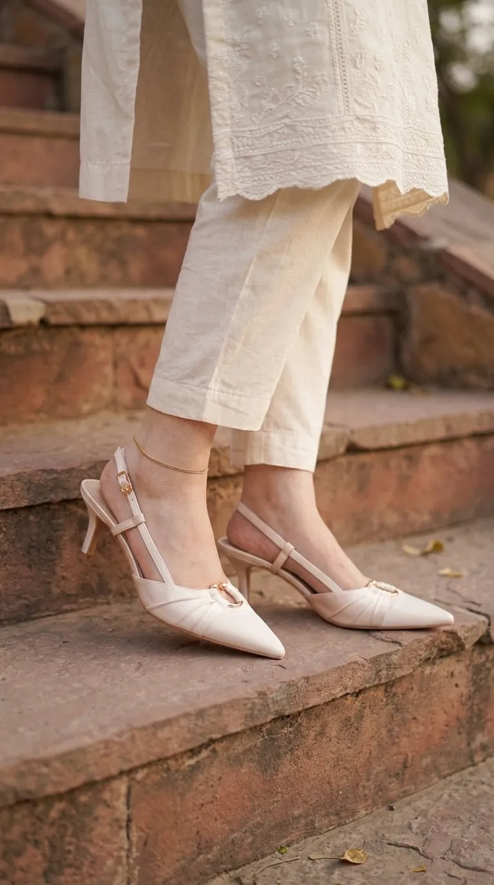 Beige Back Open For Ladies WN5692