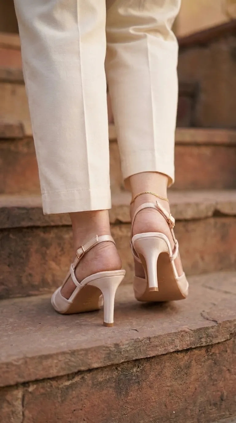 Beige Back Open For Ladies WN5692