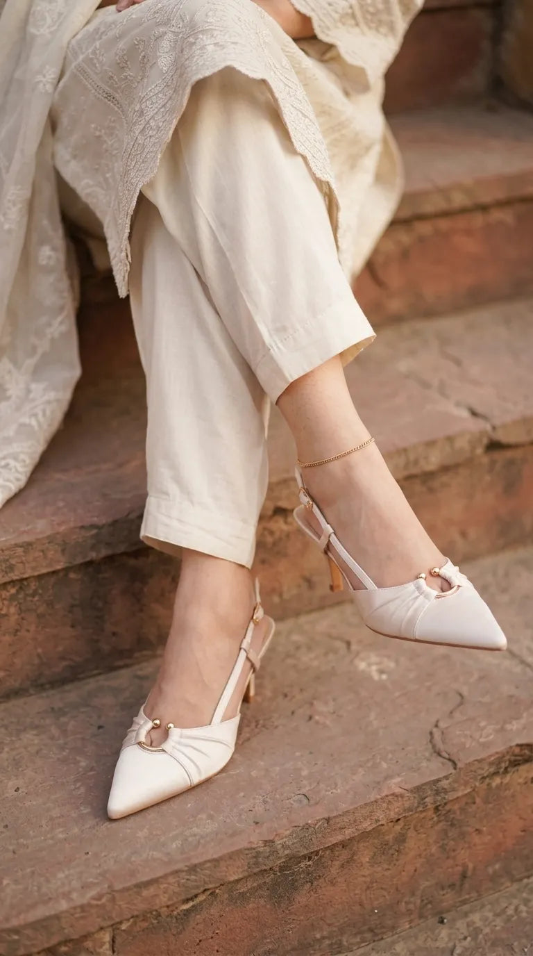 Beige Back Open For Ladies WN5692