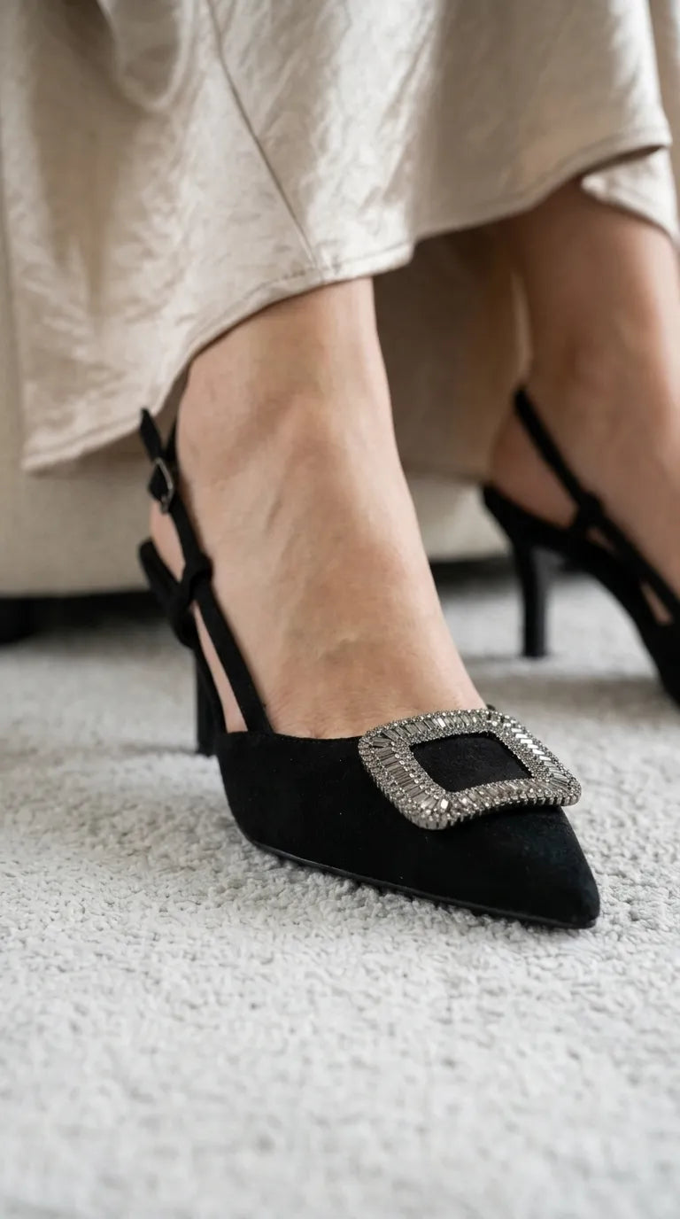 Black Back Open For Ladies WN5693