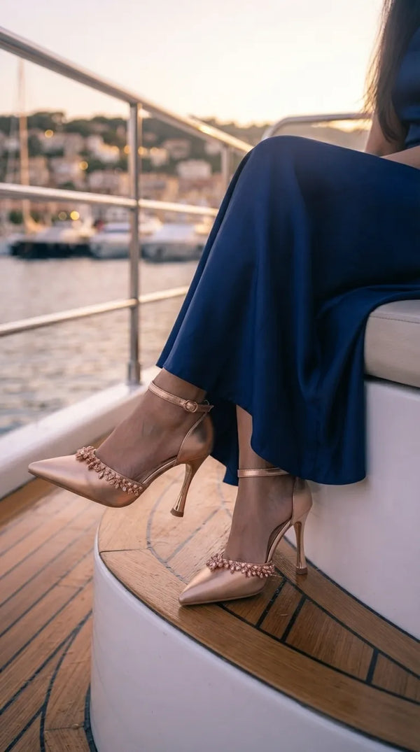 Champagne Court Shoes For Women WN5722