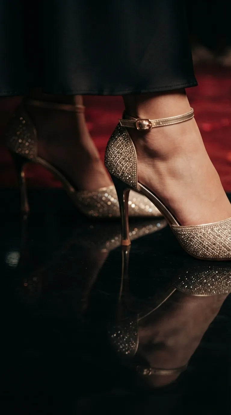 Golden Court Shoes For Women WN5724