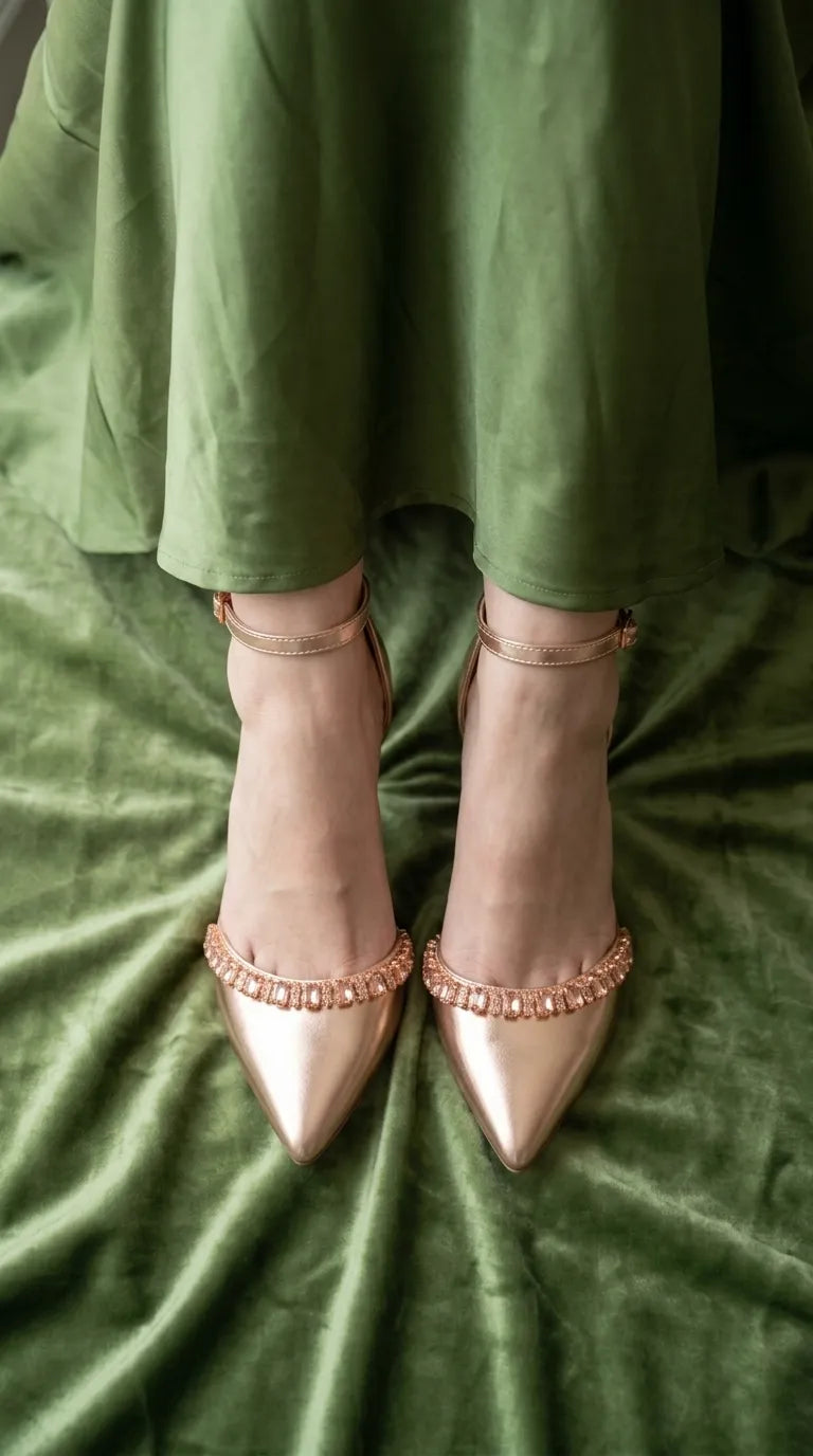 Champagne Court Shoes For Women WN5728
