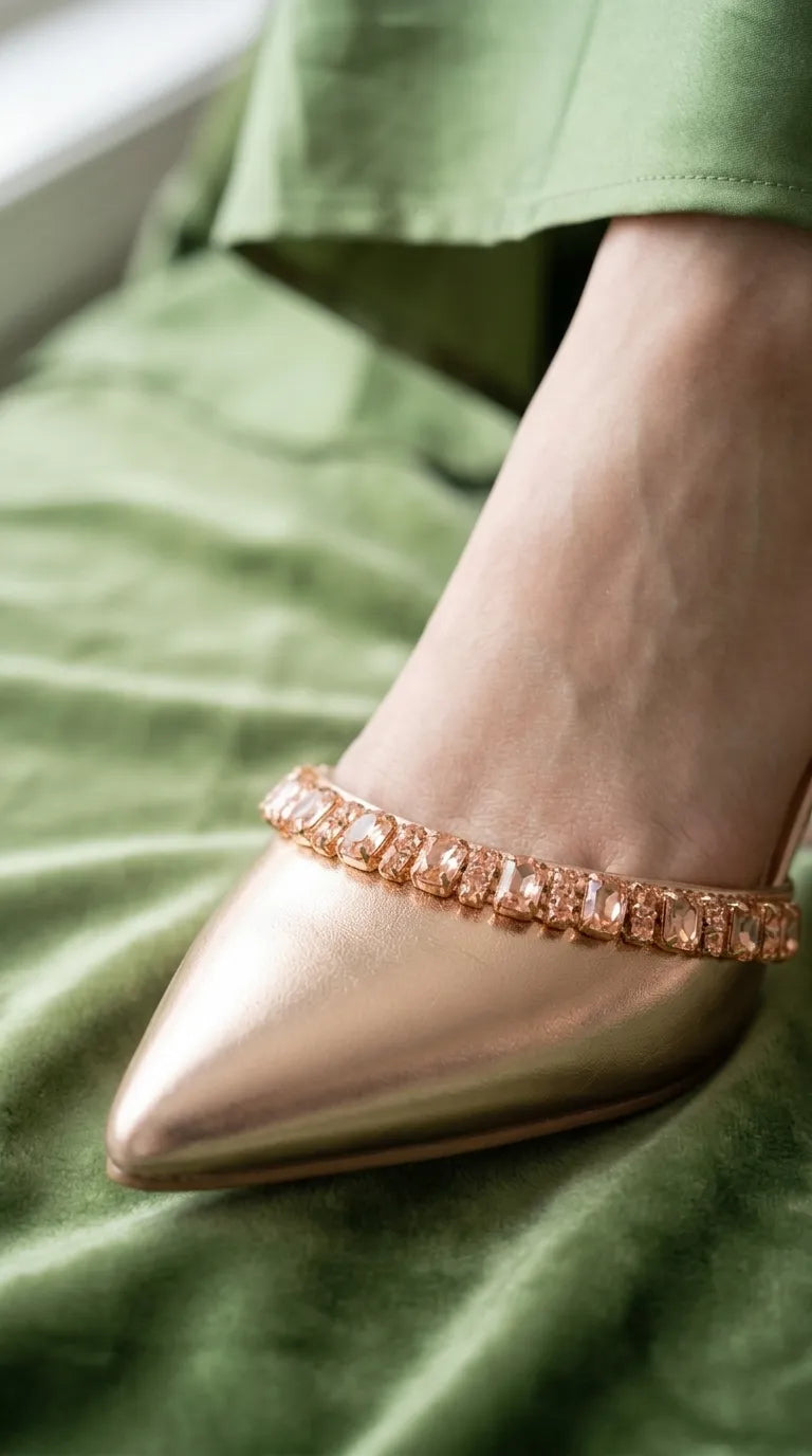 Champagne Court Shoes For Women WN5728