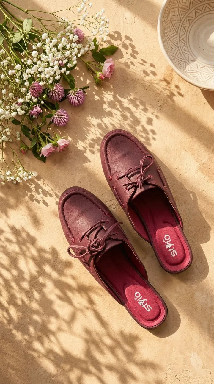 Maroon Back Open For Ladies WN5772