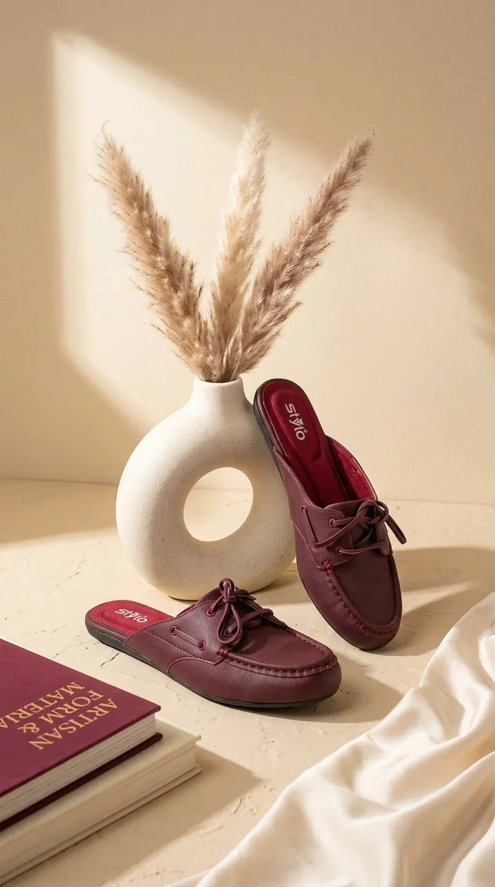 Maroon Back Open For Ladies WN5772