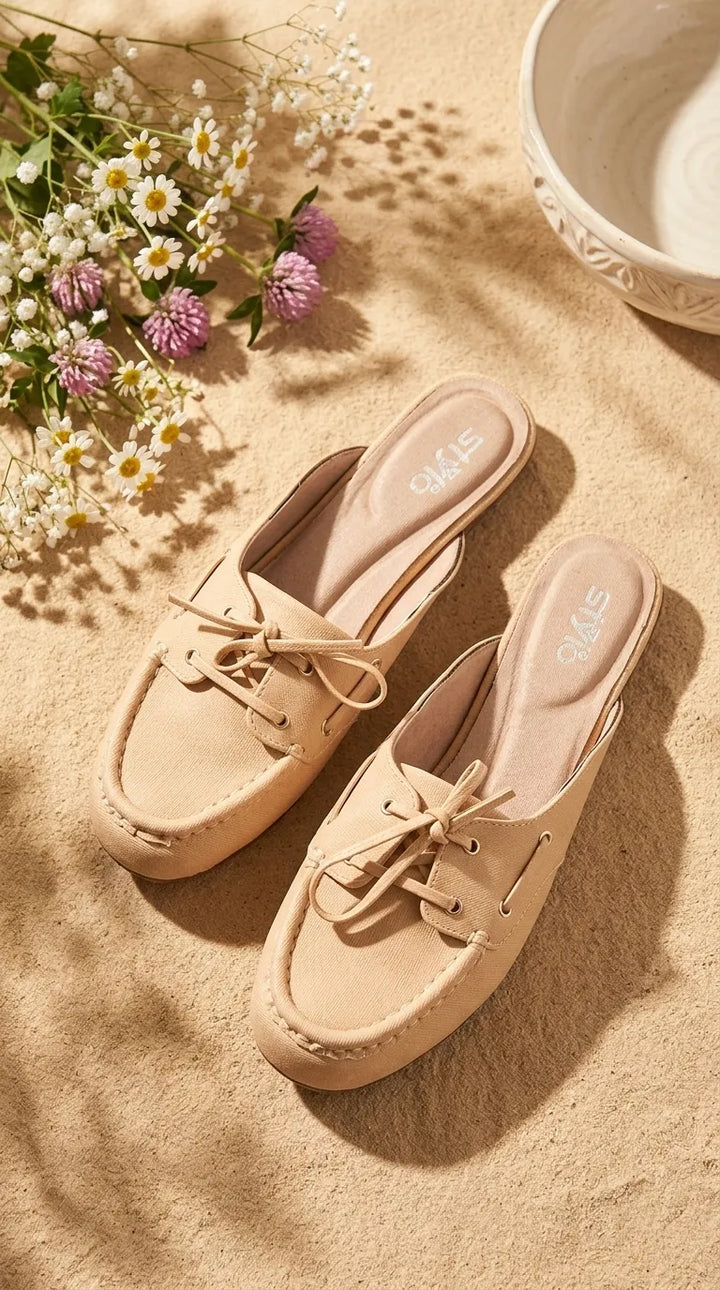 Beige Back Open For Ladies WN5772