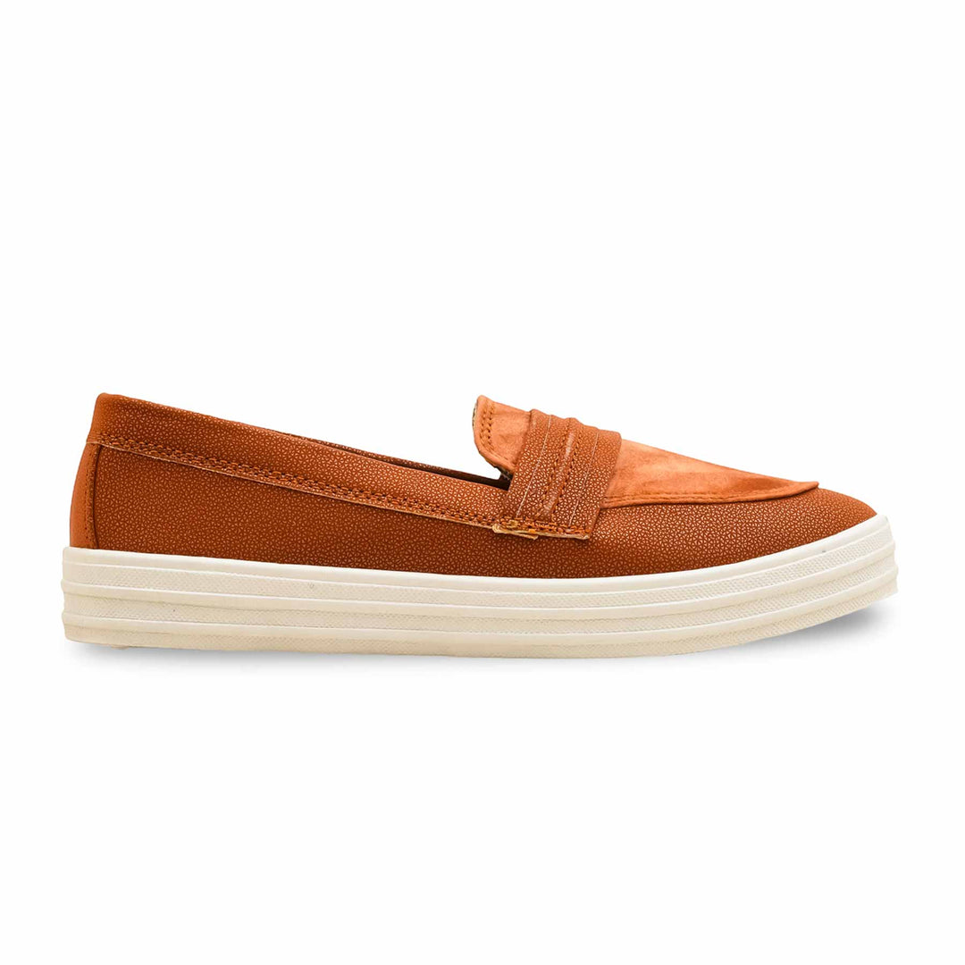 Brown Sneaker For Women WN6172