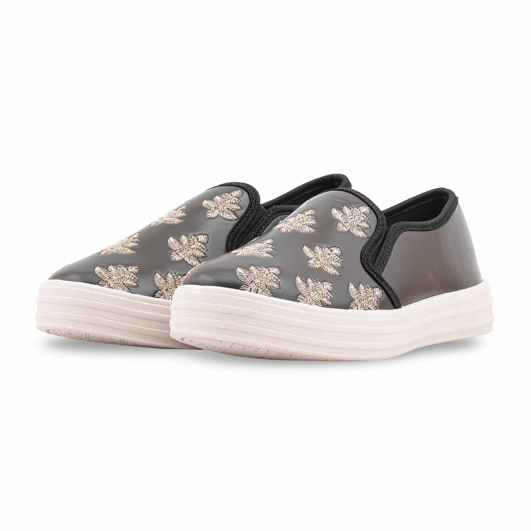Black Sneaker For Ladies WN6205