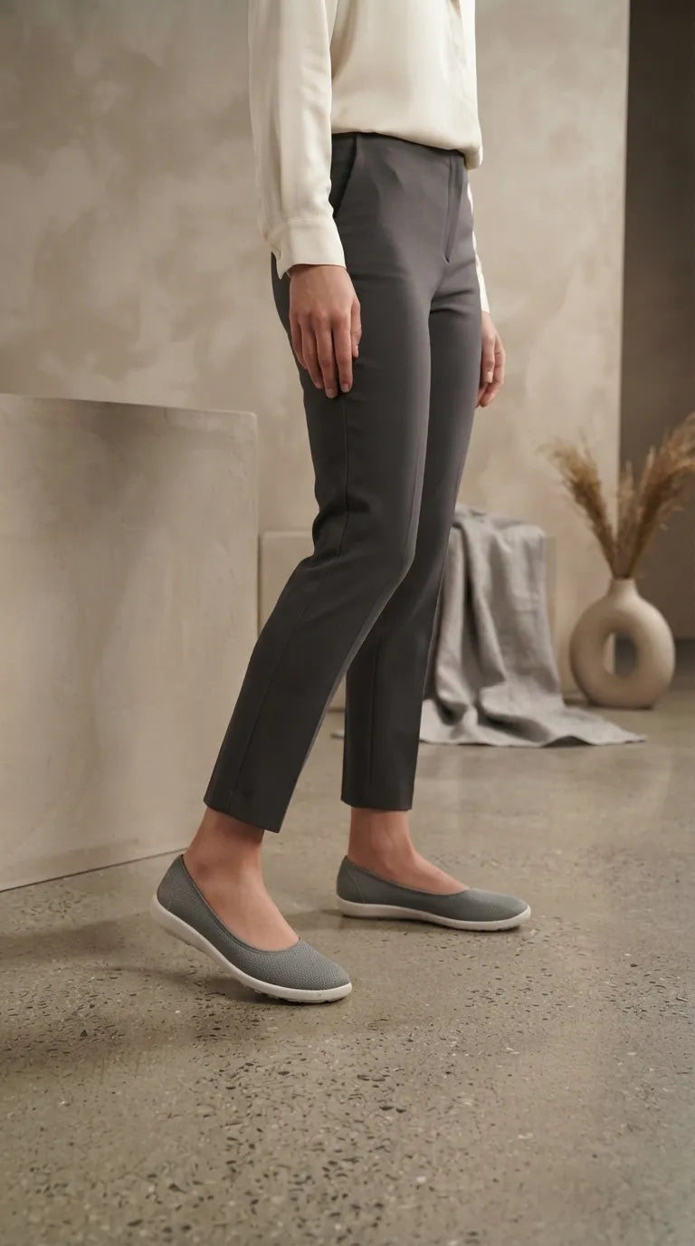 Grey Sneakers For Ladies WN6220