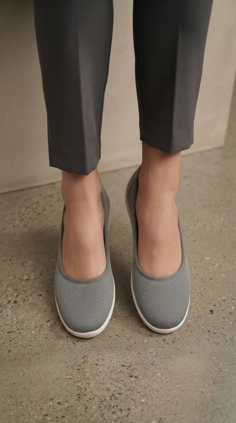 Grey Sneakers For Ladies WN6220