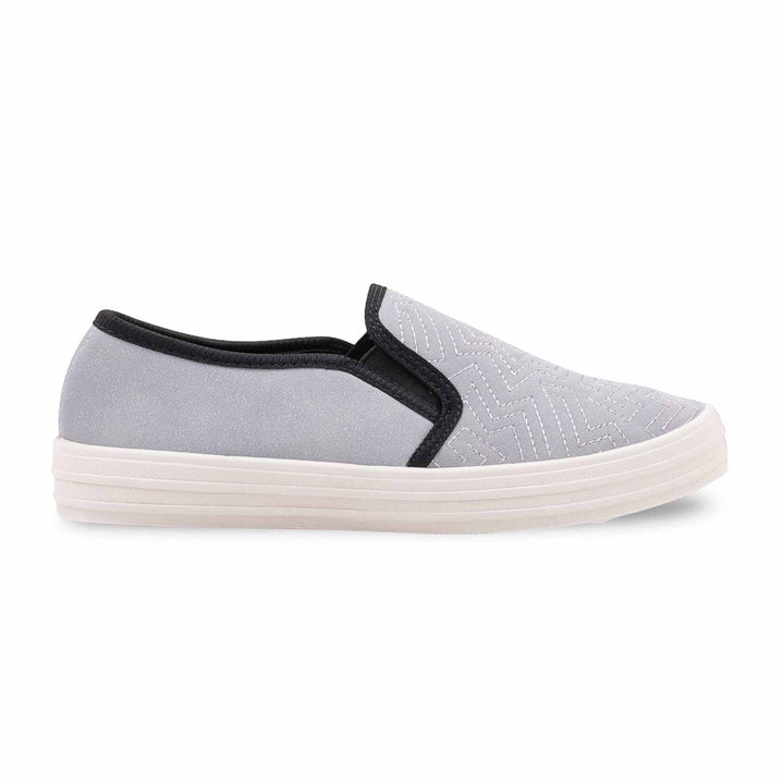 Grey Sneaker For Ladies WN6226