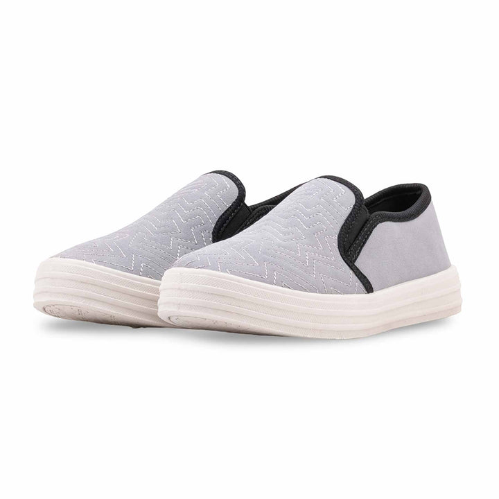 Grey Sneaker For Ladies WN6226