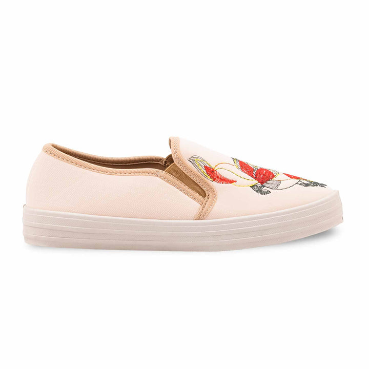 Beige Casual Sneaker For Women WN6227