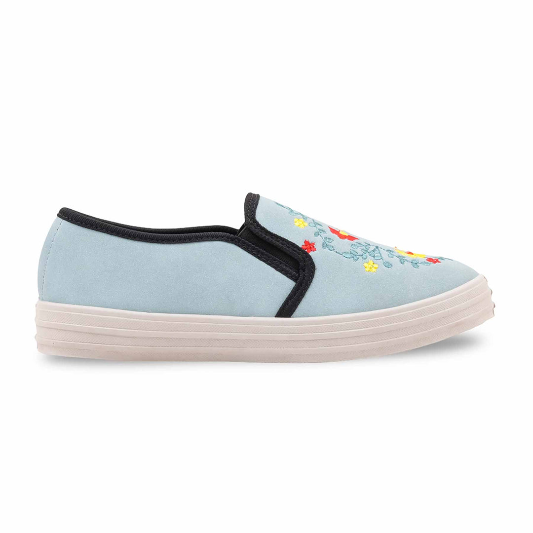 Sky Blue Sneaker For Women WN6228