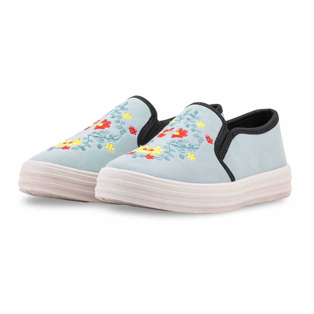 Sky Blue Sneaker For Women WN6228