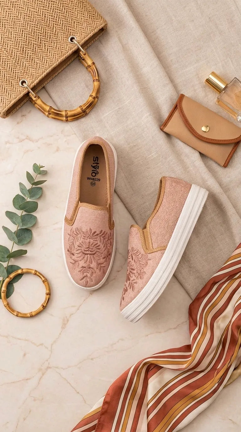 Brown Casual Sneaker For Women WN6229