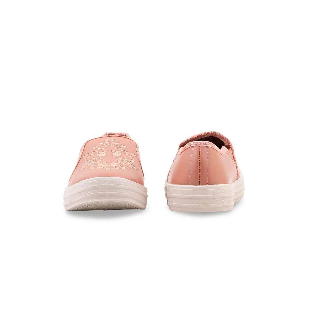 Peach Casual Sneaker For Ladies WN6230