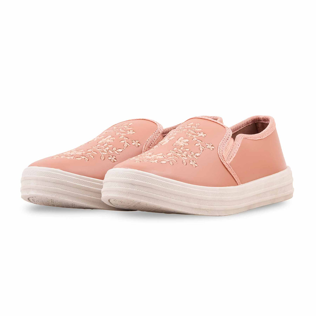 Peach Casual Sneaker For Ladies WN6230