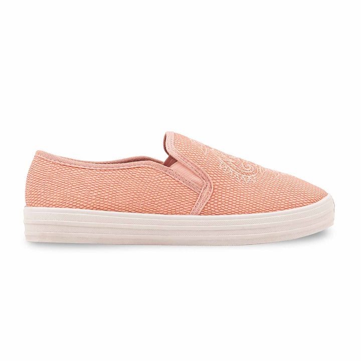 Peach Casual Sneaker For Ladies WN6231
