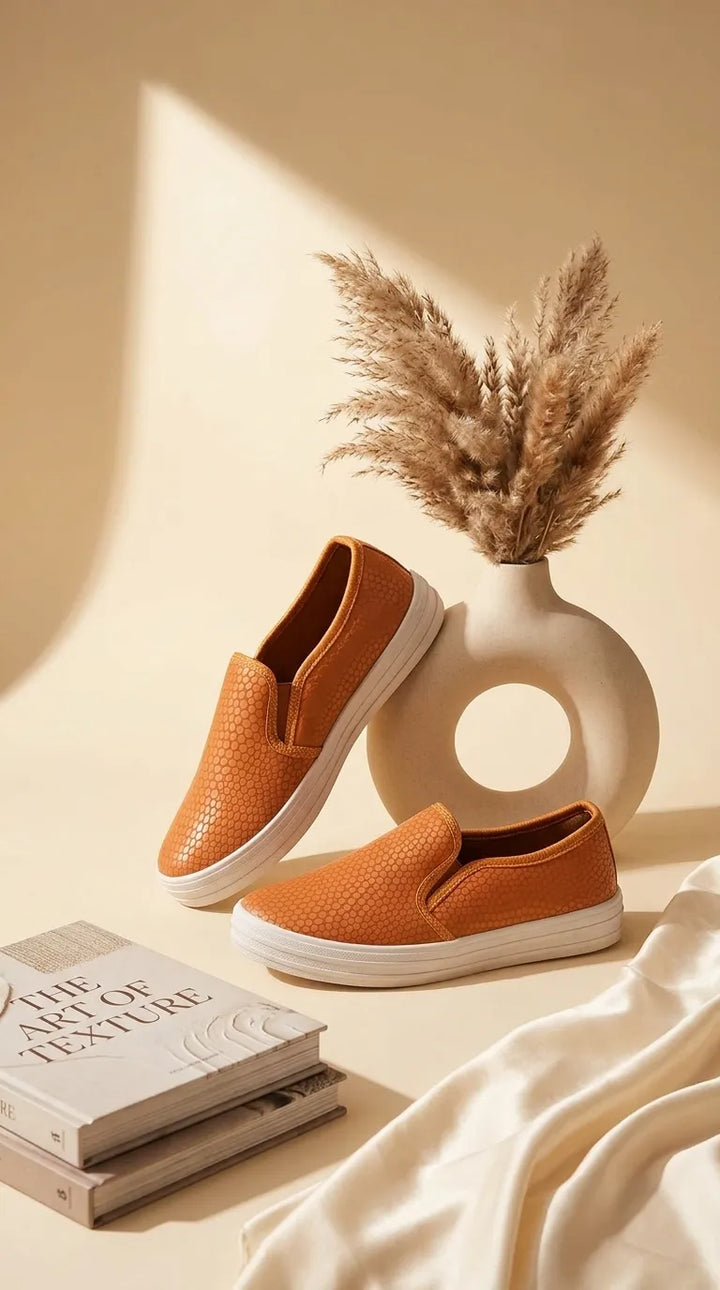 Tan Casual Sneaker For Women WN6232