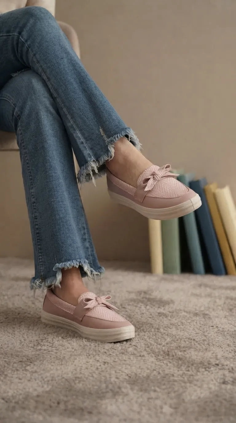 Pink Sneaker For Ladies WN6233