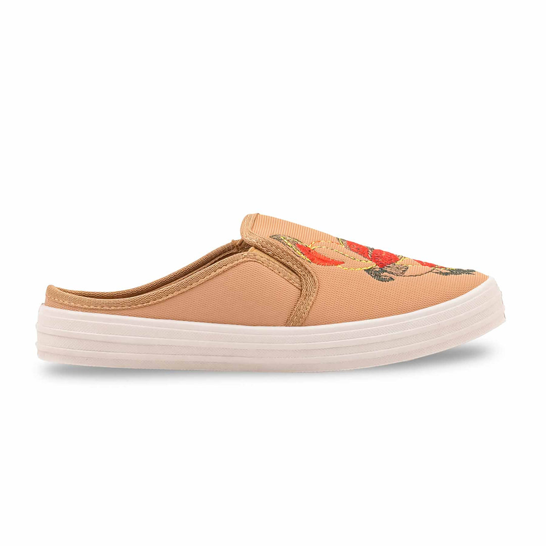 Beige Sneaker For Ladies WN6237