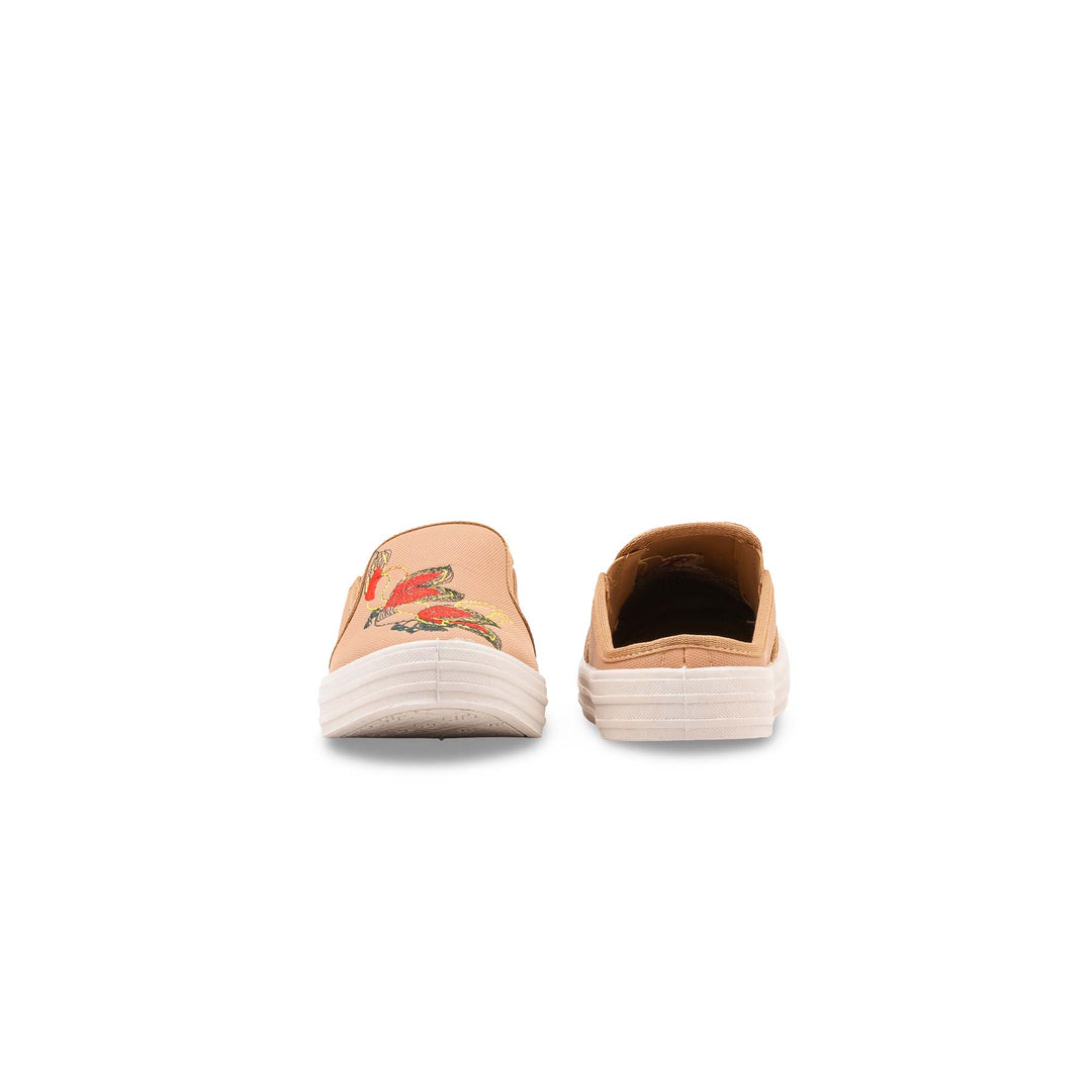 Beige Sneaker For Ladies WN6237
