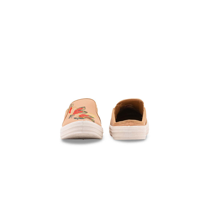 Beige Sneaker For Ladies WN6237