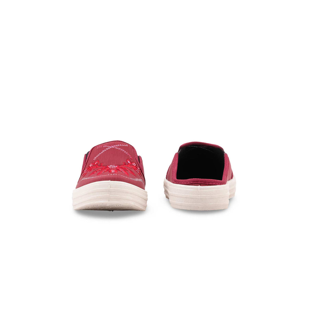 Maroon Sneaker For Ladies WN6240