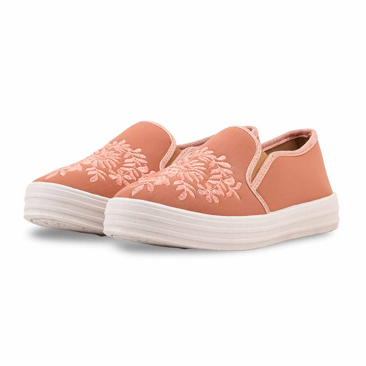 Peach Sneaker For Women WN6241