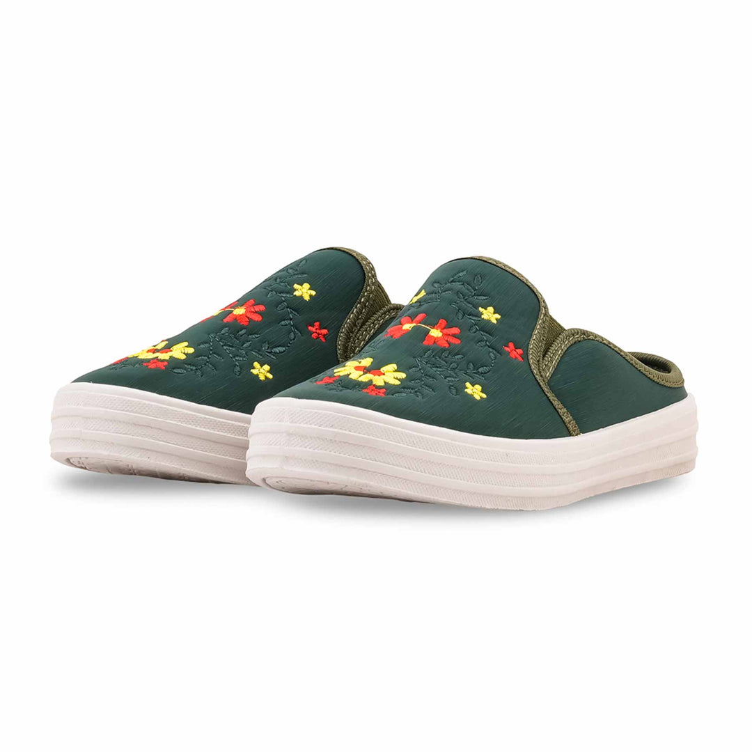 Green Sneaker For Ladies WN6243
