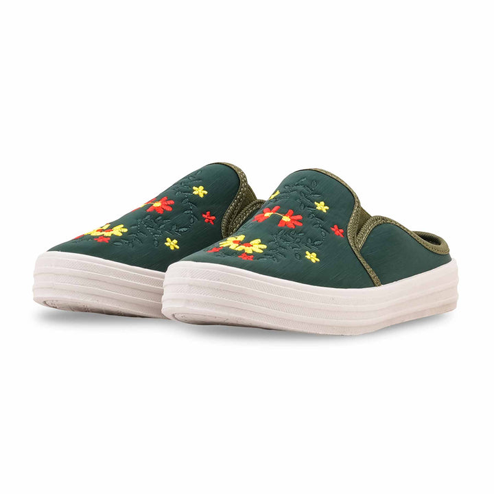 Green Sneaker For Ladies WN6243