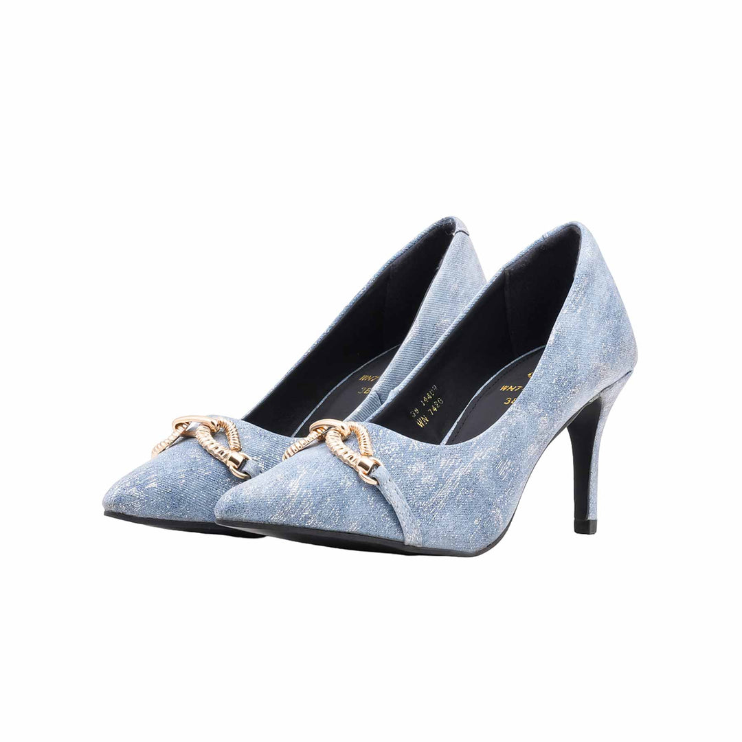 Blue Court Shoes For Women WN7426