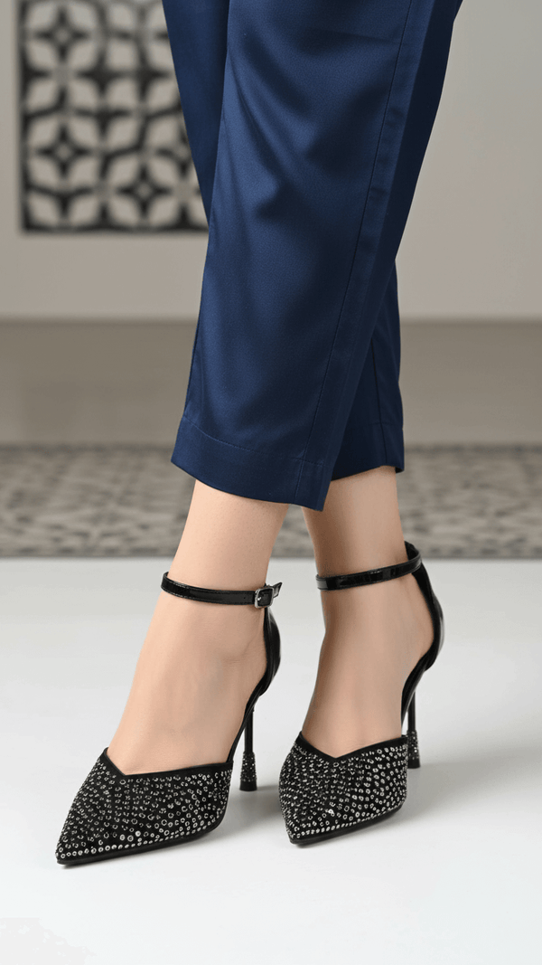 Black Court Shoes WN7444