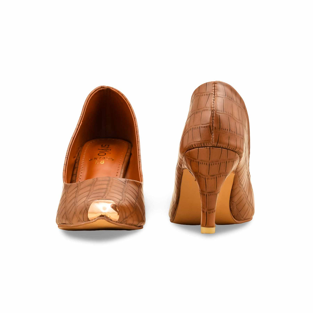 Brown Women Court Shoes WN7499